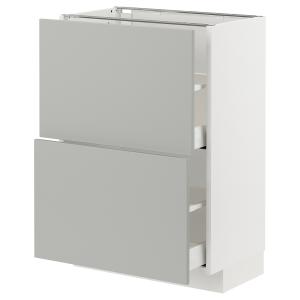 IKEA - abjo2cj, blancoHavstorp gris claro, 60x37 cm blanco/…