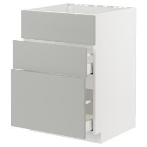 IKEA - abplacaxtrctrintegcj, blancoHavstorp gris claro, 60x…