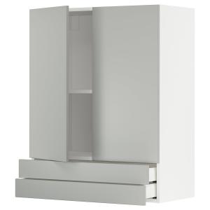 IKEA - aprd 2pt2cj, blancoHavstorp gris claro, 80x100 cm bl…