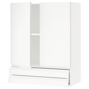 IKEA - aprd 2pt2cj, blancoVoxtorp blanco mate, 80x100 cm bl…