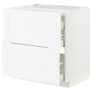 IKEA - armar bajo placa 2frentes3cajones, blanco Enköpingbl…