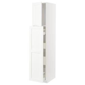 IKEA - armario alto 1pt4 cajones extraíbl, blanco Enköpingb…