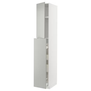 IKEA - armario alto 1pt4 cajones extraíbl, blancoHavstorp g…