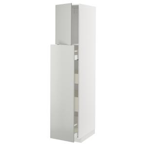 IKEA - armario alto 1pt4 cajones extraíbl, blancoHavstorp g…