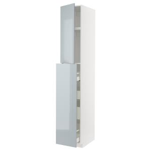 IKEA - armario alto 1pt4 cajones extraíbl, blancoKallarp az…