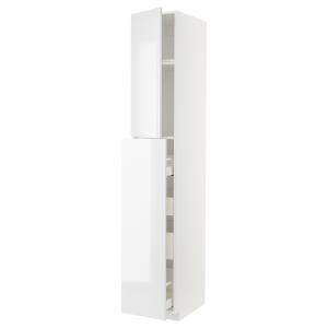 IKEA - armario alto 1pt4 cajones extraíbl, blancoRinghult b…