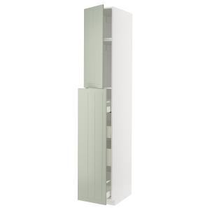 IKEA - armario alto 1pt4 cajones extraíbl, blancoStensund v…