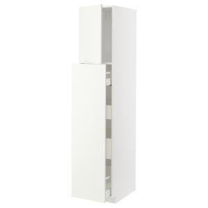 IKEA - armario alto 1pt4 cajones extraíbl, blancoVallstena…