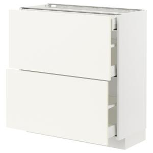 IKEA - armario bajo 2 frentes3 cajones, blancoVallstena bla…