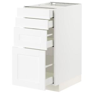 IKEA - armario bajo 4 cajones4 frentes, blanco Enköpingblan…