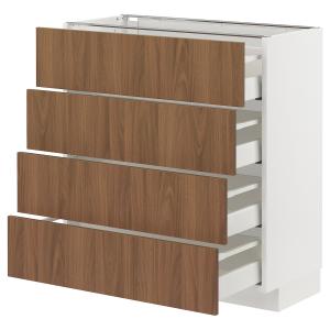 IKEA - armario bajo 4 cajones4 frentes, blancoTistorp efect…