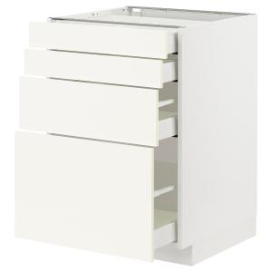 IKEA - armario bajo 4 cajones4 frentes, blancoVallstena bla…