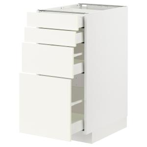 IKEA - armario bajo 4 cajones4 frentes, blancoVallstena bla…