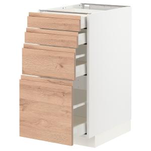 IKEA - armario bajo 4 cajones4 frentes, blancoVoxtorp efect…