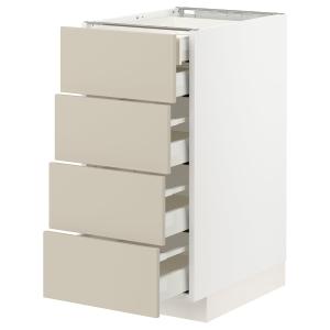 IKEA - Armario bajo 5 cajones y 4 frentes, blancoHavstorp b…