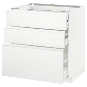 IKEA - Armario bajo cocina 4 cajones blanco/Voxtorp blanco…