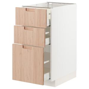 IKEA - armario bajo cocina con 3 cajones, blancoFröjered ba…