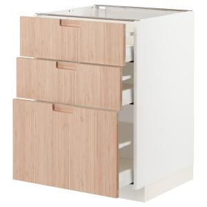 IKEA - armario bajo cocina con 3 cajones, blancoFröjered ba…