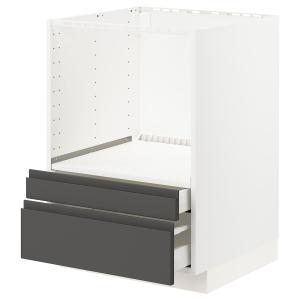 IKEA - Armario bajo para combi microondas, blanco, Voxtorp…
