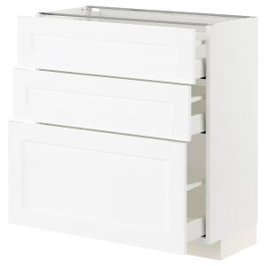 IKEA - armario bajo con 3 cajones, blanco Enköpingblanco ef…