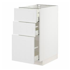 IKEA - armario bajo con 3 cajones, blancoStensund blanco, 4…
