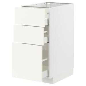 IKEA - armario bajo con 3 cajones, blancoVallstena blanco,…