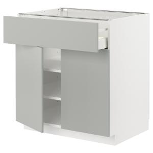 IKEA - armario bajo con cajón y 2 puertas, blancoHavstorp b…