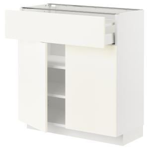 IKEA - armario bajo con cajón y 2 puertas, blancoVallstena…