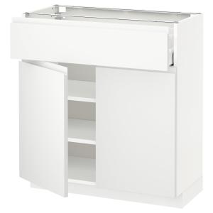 IKEA - armario bajo con cajón y 2 puertas, blancoVoxtorp bl…