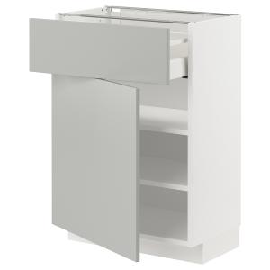 IKEA - armario bajo con cajón y puerta, blancoHavstorp gris…