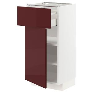 IKEA - Armario bajo con cajón y puerta blanco Kallarp/alto…