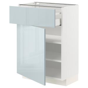 IKEA - armario bajo con cajón y puerta, blancoKallarp azul…