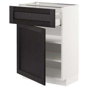 IKEA - armario bajo con cajón y puerta, blancoLerhyttan tin…