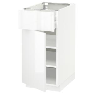 IKEA - armario bajo con cajón y puerta, blancoRinghult blan…