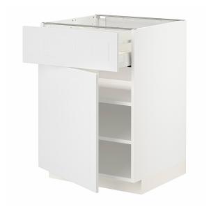 IKEA - armario bajo con cajón y puerta, blancoStensund blan…