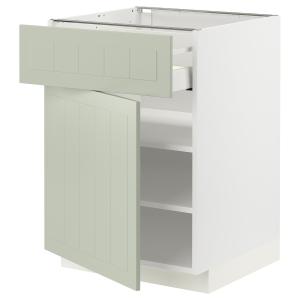 IKEA - armario bajo con cajón y puerta, blancoStensund verd…