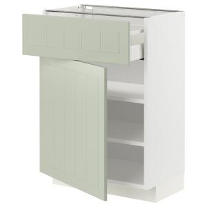 IKEA - armario bajo con cajón y puerta, blancoStensund verd…