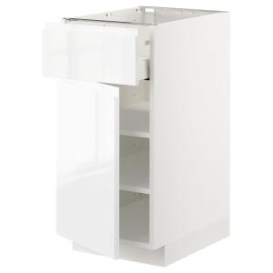 IKEA - armario bajo con cajón y puerta, blancoVoxtorp alto…