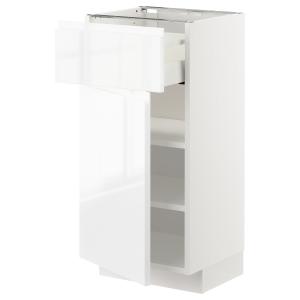 IKEA - armario bajo con cajón y puerta, blancoVoxtorp alto…