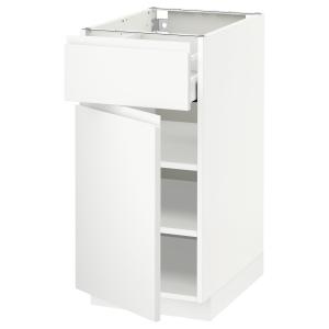 IKEA - armario bajo con cajón y puerta, blancoVoxtorp blanc…