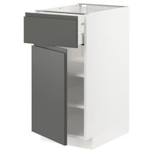 IKEA - armario bajo con cajón y puerta, blancoVoxtorp gris…