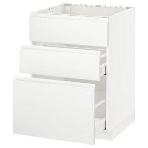 IKEA - Armario bajo fregadero 2 cajones, blanco, Voxtorp bl…