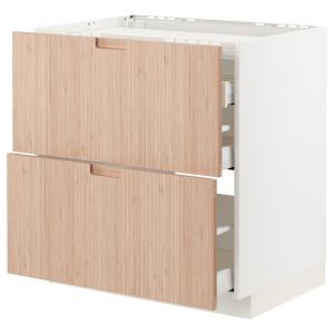 IKEA - armario bajo para placa 3 cajones, blancoFröjered ba…
