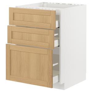 IKEA - armario bajo placa 3cajones3frentes, blancoForsbacka…