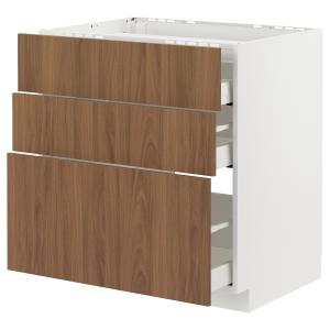 IKEA - armario bajo placa 3cajones3frentes, blancoTistorp e…