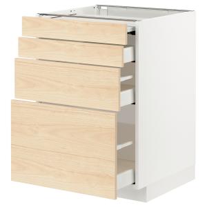 IKEA - armario bajo superf deslizante 3caj, blancoAskersund…