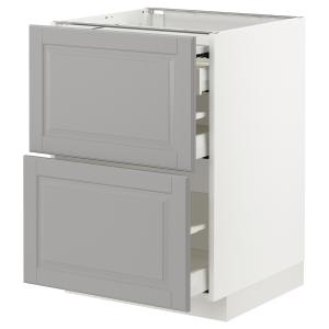 IKEA - armario bajo superf deslizante 3caj, blancoBodbyn gr…