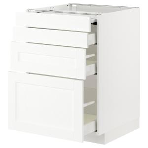 IKEA - armario bajo superf deslizante 3caj, blanco Enköping…
