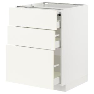 IKEA - armario bajo superf deslizante 3caj, blancoVallstena…