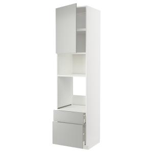 IKEA - armario para horno con 2 cajones, blancoHavstorp gri…